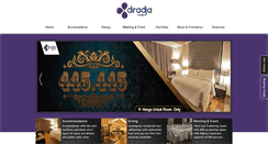 Desktop Screenshot of diradjahotel.com